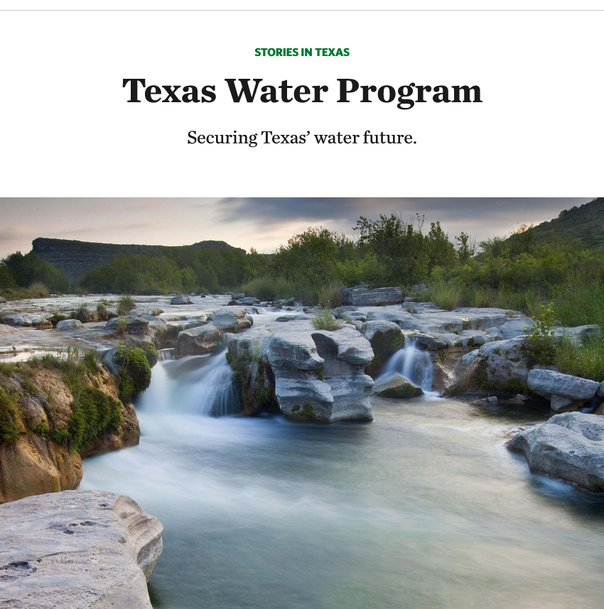 Texas Water Program