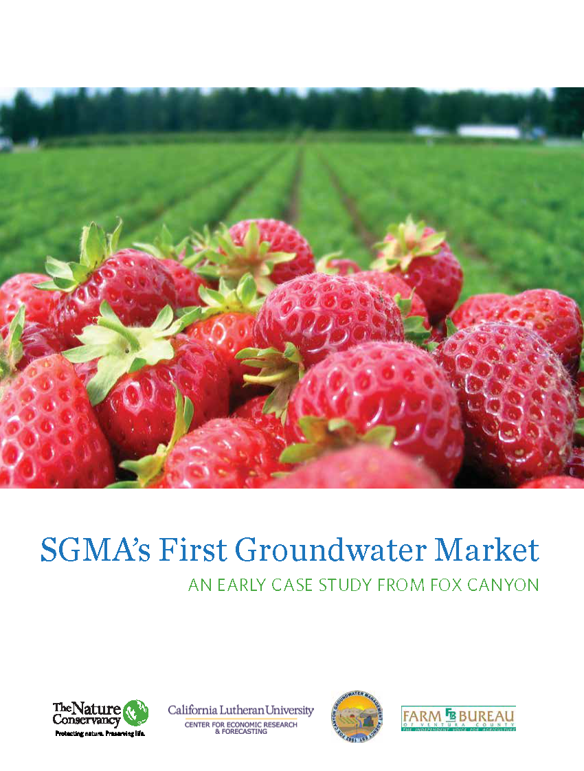 SGMA's first groundwater market - Fox Canyon